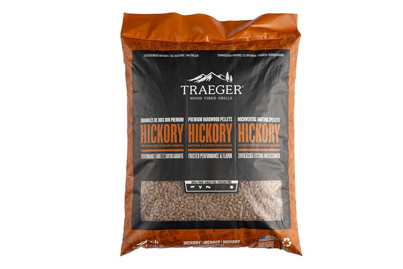Traeger Hickory Wood Pellets 9kg - Orange