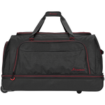Travelwize Asteroid Trolley Duffle Bag - Black/Red - Black - Luggage