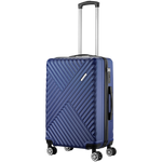 Travelwize Astra ABS 67cm 4-Wheel Spinner Luggage - Navy - Navy - Luggage