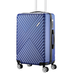 Travelwize Astra ABS 67cm 4-Wheel Spinner Luggage - Navy - Navy - Luggage
