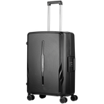 Travelwize Clipper PP 65cm 4-Wheel Spinner Luggage Black - Black - Luggage