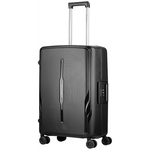 Travelwize Clipper PP 65cm 4-Wheel Spinner Luggage Black - Black - Luggage