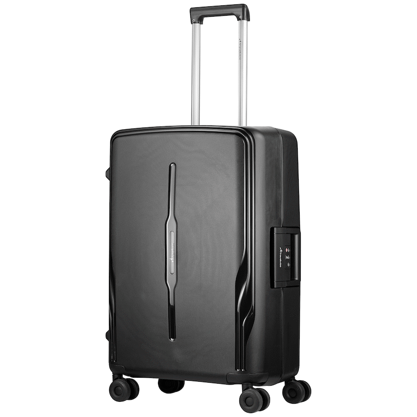 Travelwize Clipper PP 65cm 4-Wheel Spinner Luggage Black - Black - Luggage