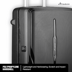 Travelwize Clipper PP 65cm 4-Wheel Spinner Luggage Black - Black - Luggage