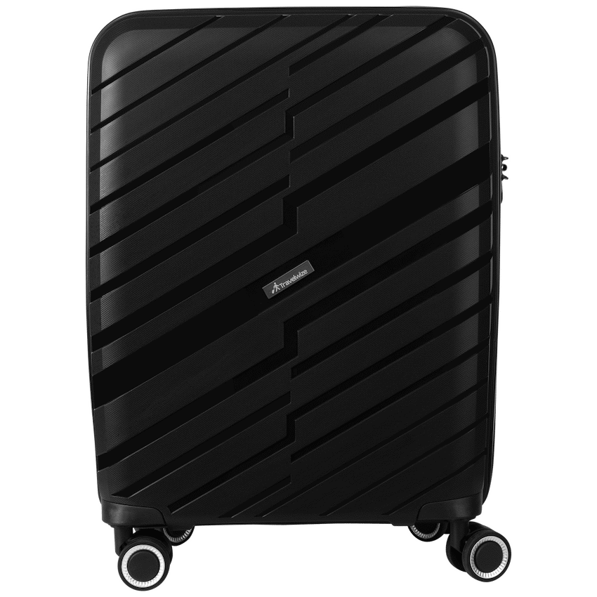 Travelwize Java PP 4-Wheel Spinner 55cm Luggage - Black - Black - Luggage