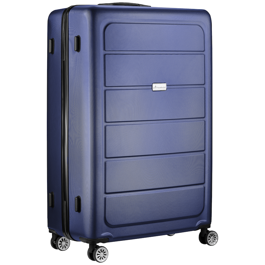 Travelwize Maple ABS 65cm 4-Wheel Spinner Luggage - Navy - Navy - Luggage