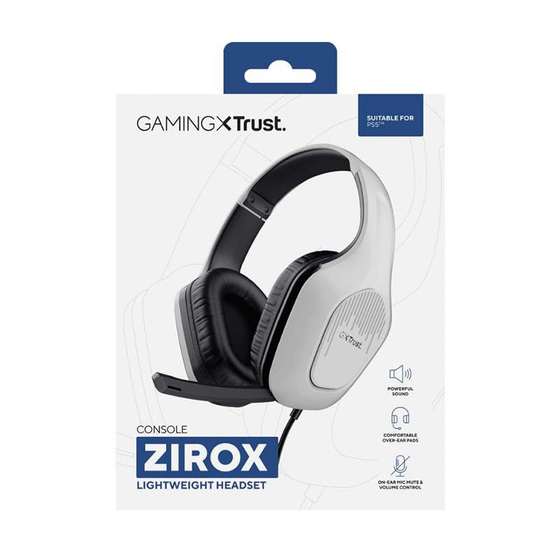 Trust GXT415PS Zirox Wired Gaming Headset PS5