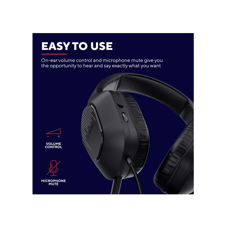 Trust GXT415 Zirox Wired Gaming Headset - Black - Black