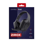 Trust GXT415 Zirox Wired Gaming Headset - Black - Black
