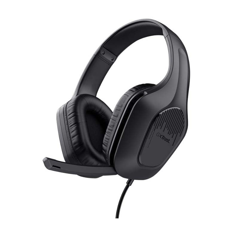 Trust GXT415 Zirox Wired Gaming Headset - Black - Black