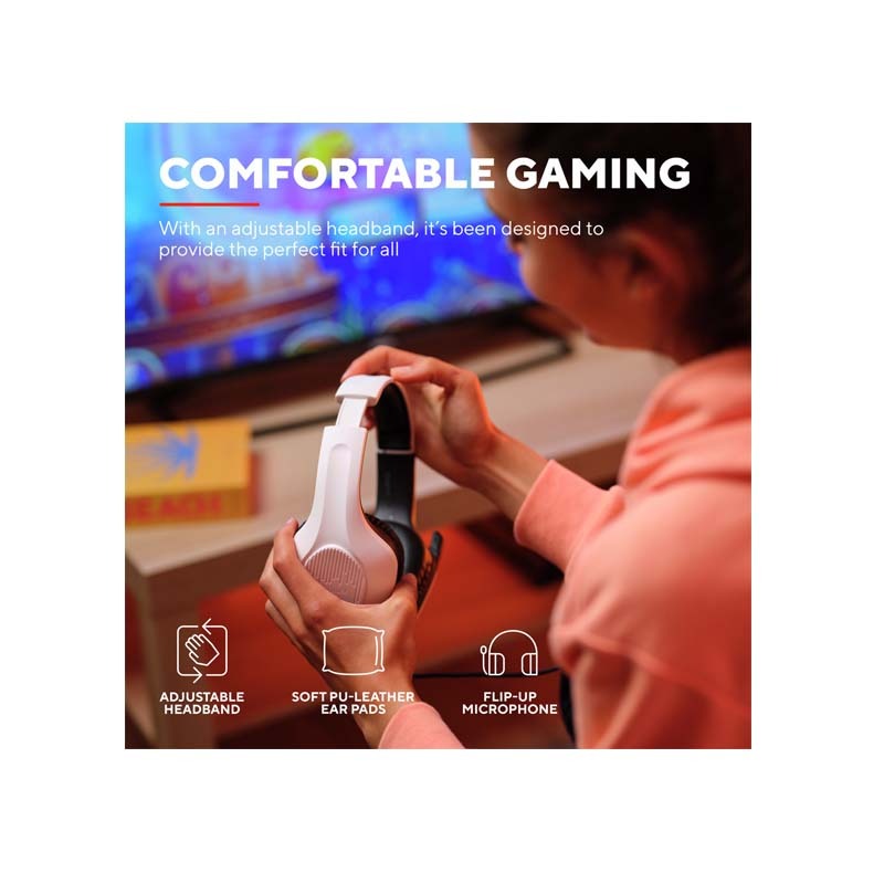 Trust GXT415PS Zirox Wired Gaming Headset PS5 - Black / White