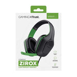 Trust GXT415X Zirox Wired Gaming Headset Xbox - Black / Green
