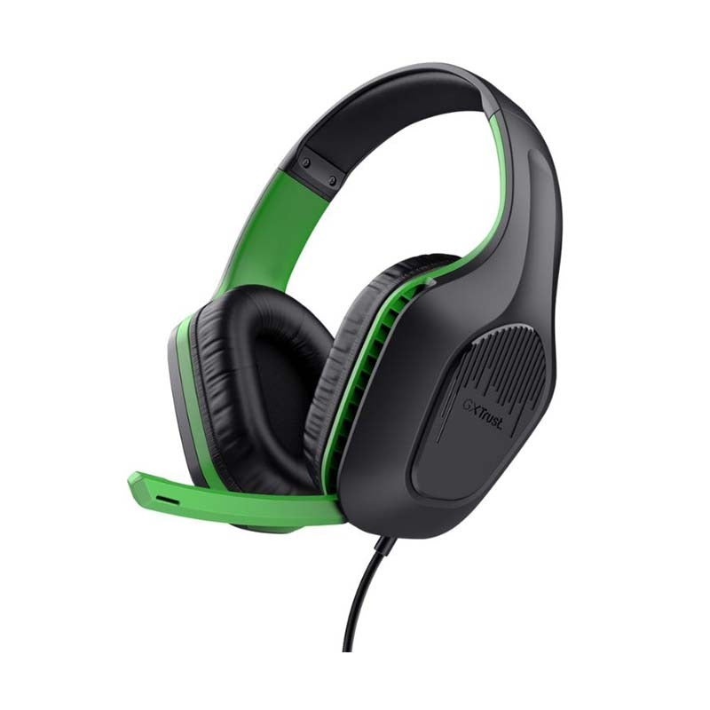 Trust GXT415X Zirox Wired Gaming Headset Xbox - Black / Green
