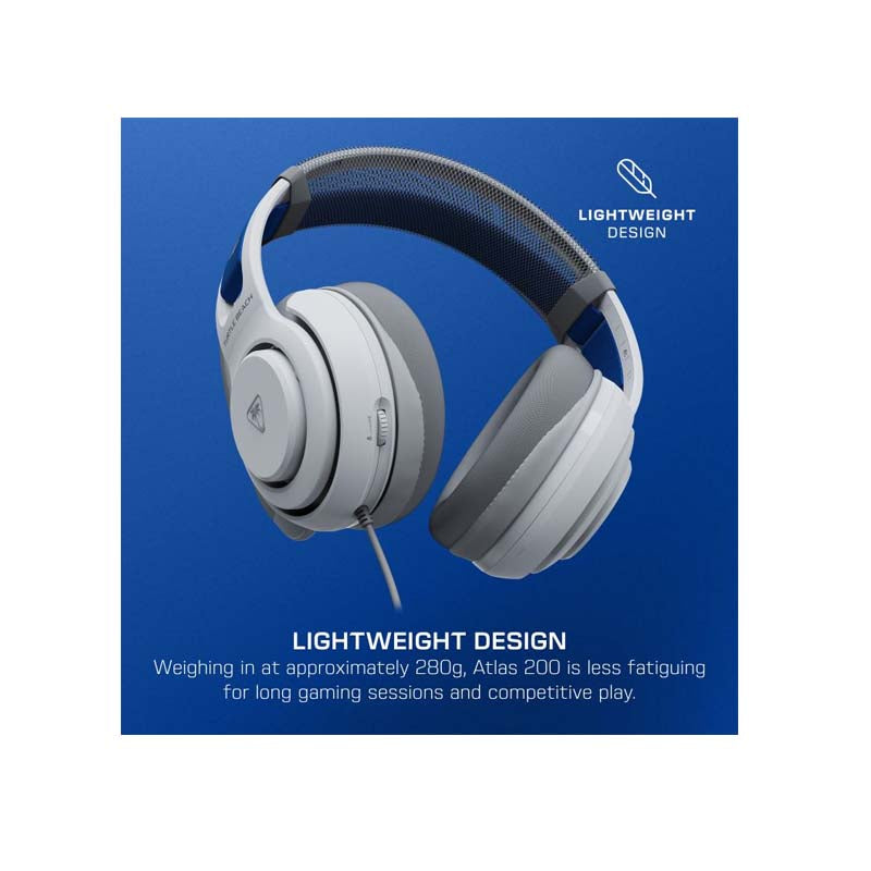 Turtle Beach Atlas 200 Wired Gaming Headset for PS5 - White - White