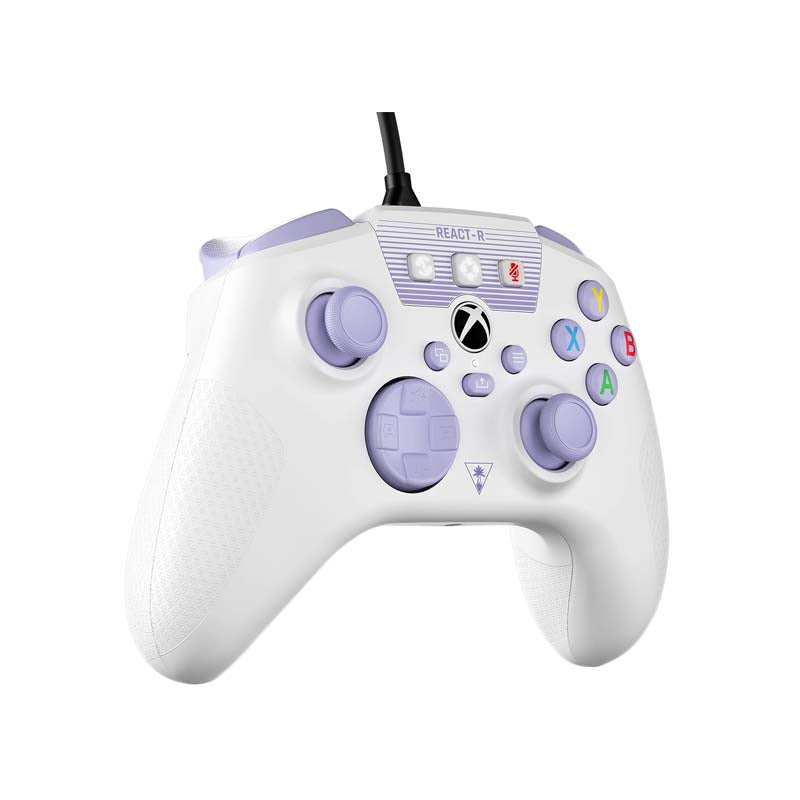 Turtle Beach REACT-R Wired XBOX Controller - White & Purple - Purple