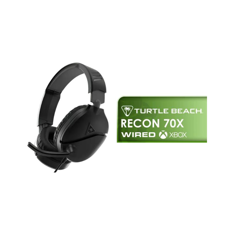 Turtle Beach Recon 70x Gaming Headset - Black - Black