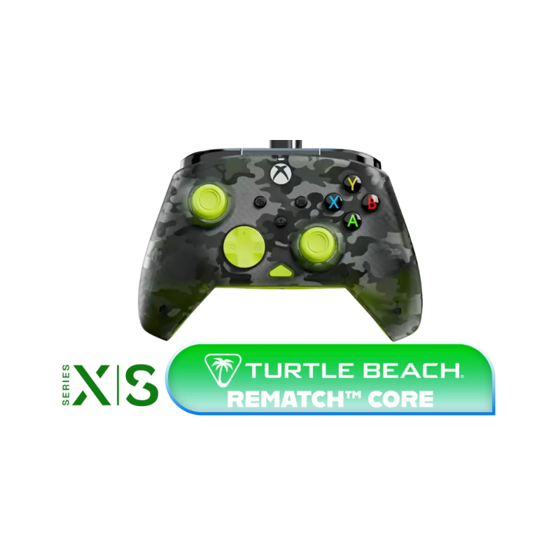 Turtle Beach Rematch Core Wired Control XBox Ghost Camo - Black/Yellow - Black/Yellow