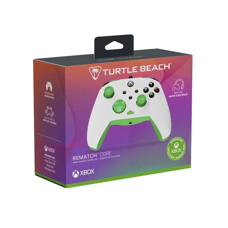 Turtle Beach Rematch Core Wired Controller XB - White Green - White Green
