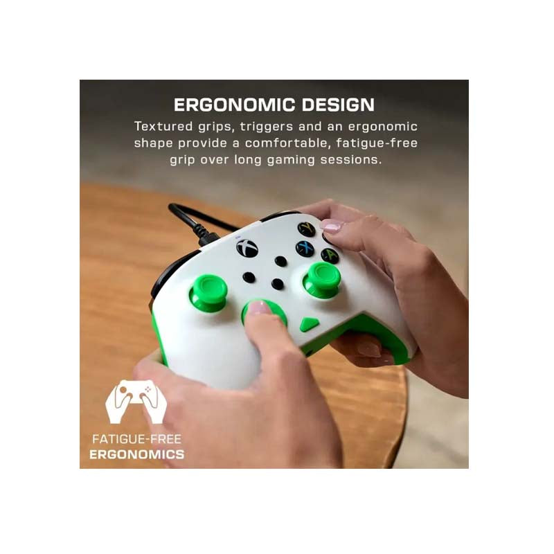 Turtle Beach Rematch Core Wired Controller XB - White Green - White Green