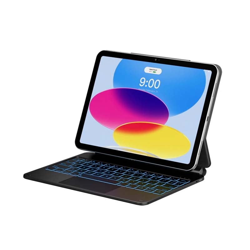 Type Case Edge Bluetooth Keyboard Case for iPad A16 11’’ / iPad 10th Gen 10.9’’ - Black