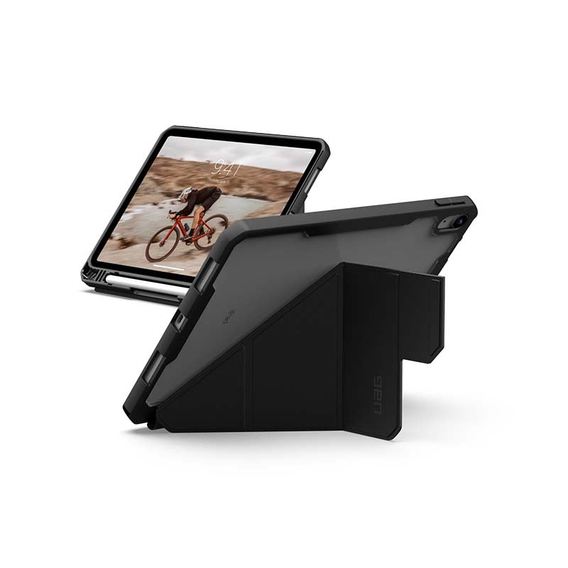 UAG Apple iPad 11 (2025) / iPad 10.9 (2022) Essential Armor Tablet Case - Ice - Clear / Black