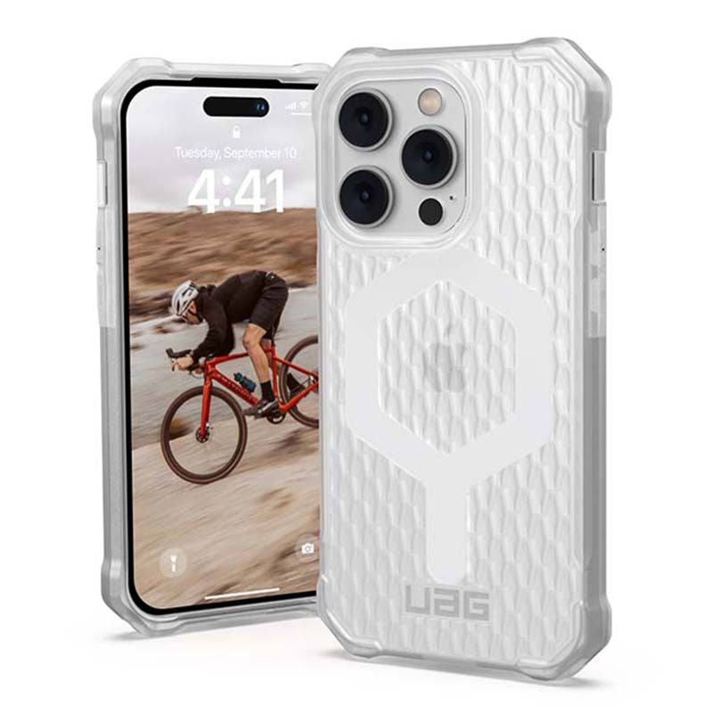 UAG Apple iPhone 14 Pro Essential Armor Magsafe Case - Frosted Ice - Clear