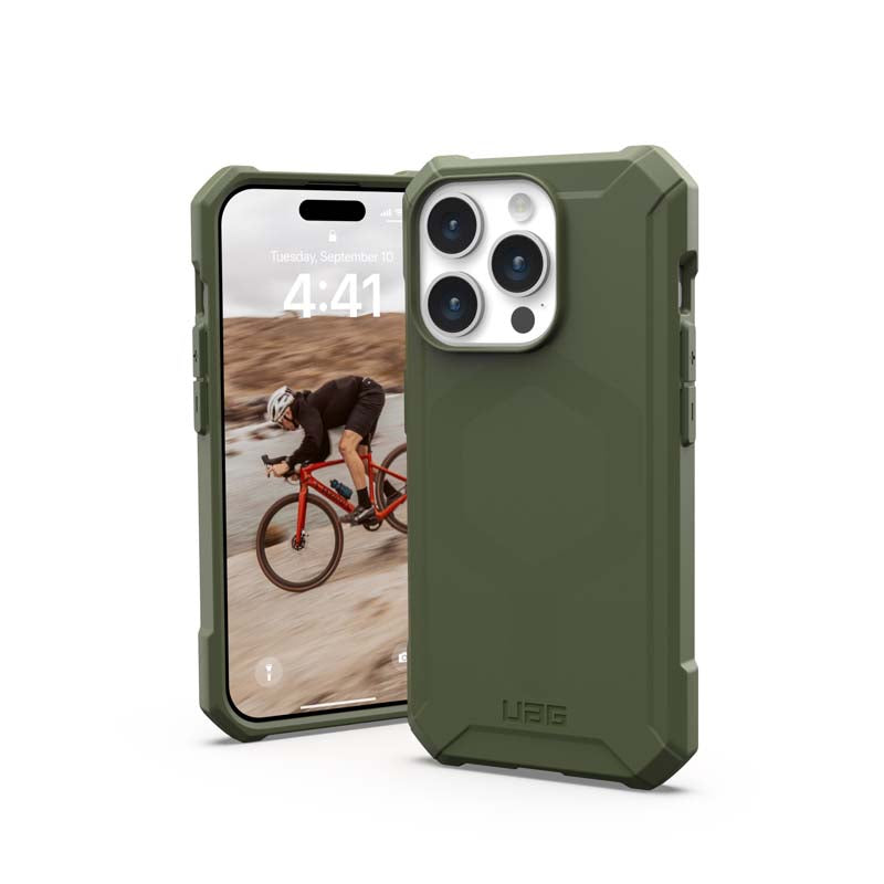 UAG Apple iPhone 15 Pro Essential Armor Magsafe FE Case - Olive - Green