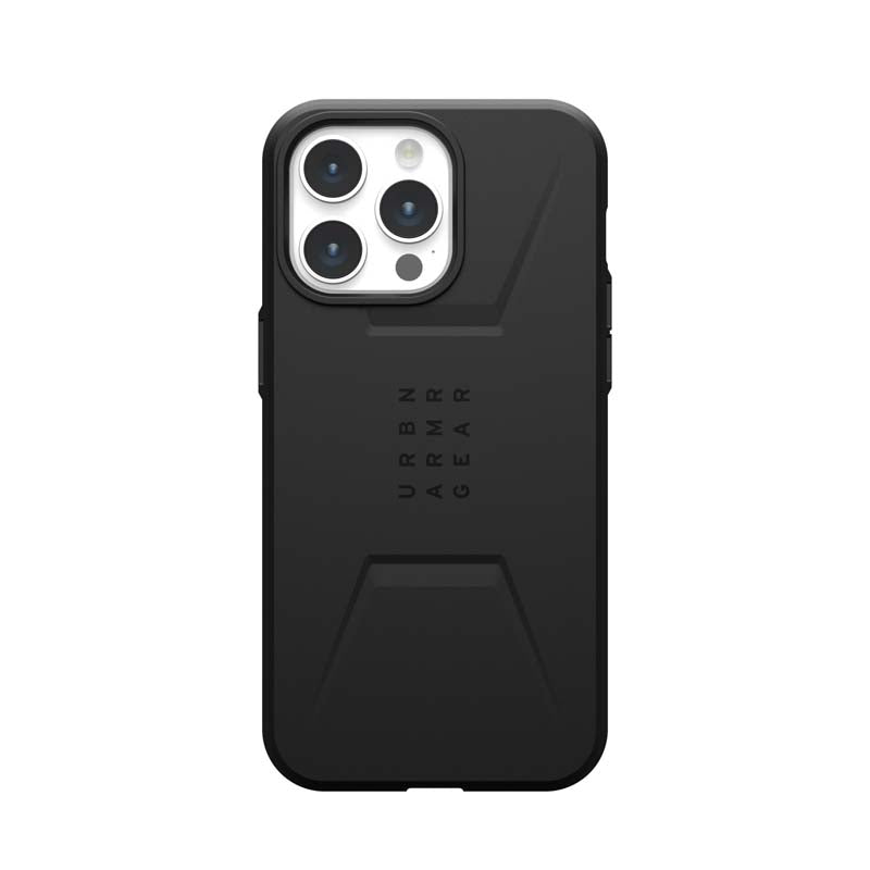 UAG Apple iPhone 15 Pro Max Civilian Magsafe FE Case - Black - Black