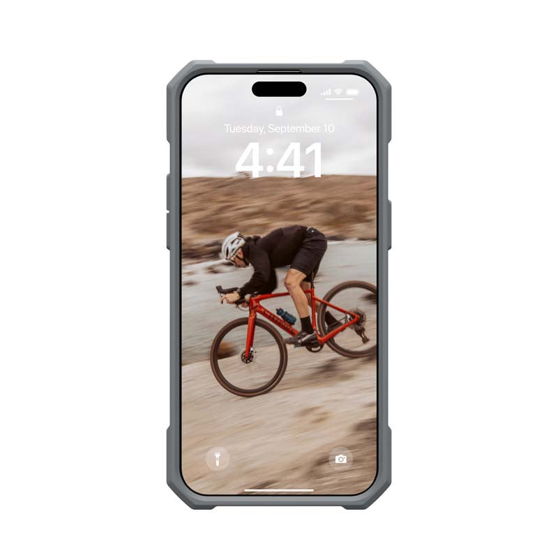 UAG Apple iPhone 15 Pro Max Essential Armor Magsafe FE Case - Silver - Silver