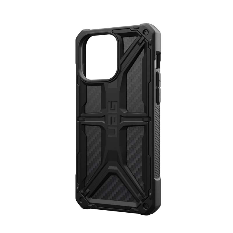 UAG Apple iPhone 15 Pro Max Monarch Case - Carbon Fiber - Black