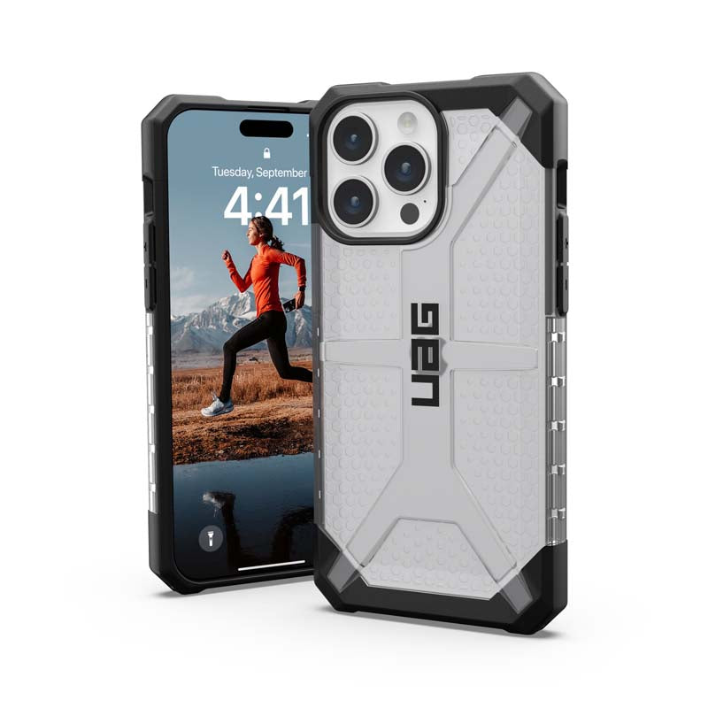UAG Apple iPhone 15 Pro Max Plasma Case - Ice - Clear