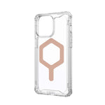 UAG Apple iPhone 15 Pro Max Plyo Magsafe FE Case - Ice / Rose Gold - Clear / Rose Gold