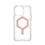 UAG Apple iPhone 15 Pro Max Plyo Magsafe FE Case - Ice / Rose Gold - Clear / Rose Gold