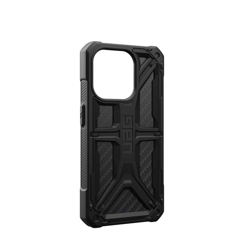 UAG Apple iPhone 15 Pro Monarch Case - Carbon Fiber - Black