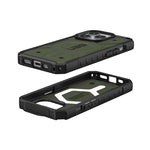 UAG Apple iPhone 15 Pro Pathfinder Magsafe FE Case - Olive - Green