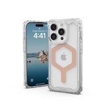 UAG Apple iPhone 15 Pro Plyo Magsafe FE Case - Ice / Rose Gold - Clear