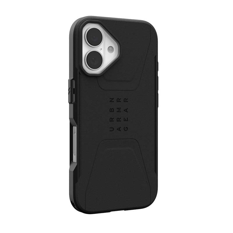 UAG Apple iPhone 16 Civilian MagSafe Case - Black - Black