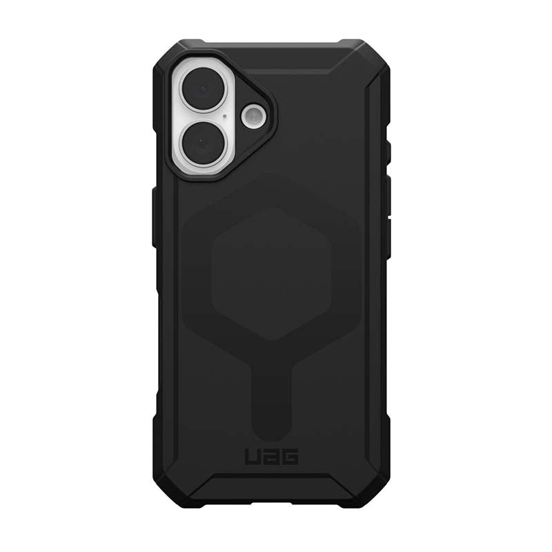 UAG Apple iPhone 16 Essential Armor Magsafe Case - Black - Black