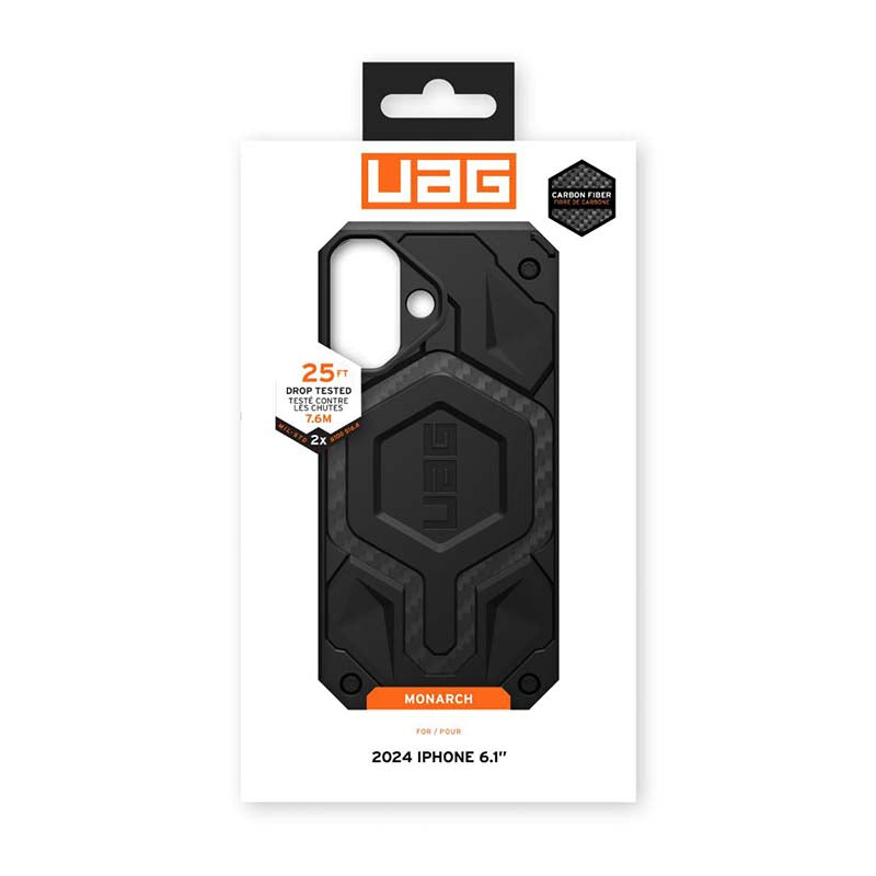 UAG Apple iPhone 16 Monarch Case - Black - Black