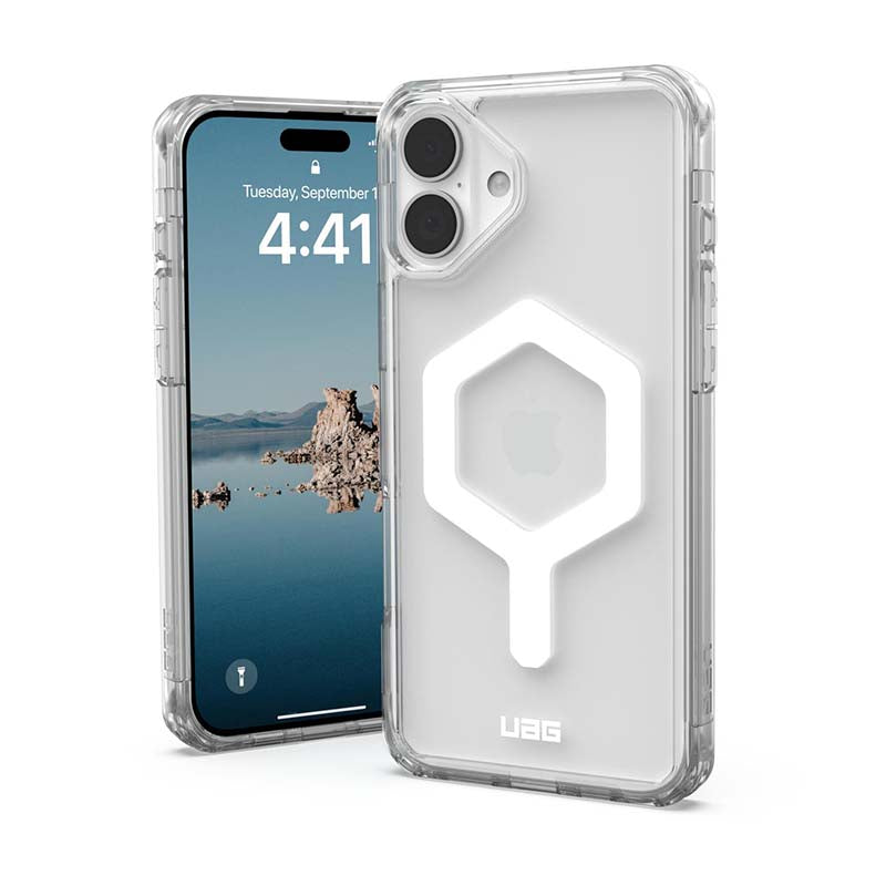 UAG Apple iPhone 16 Plus Plyo Magsafe Case - Ice / White - Clear