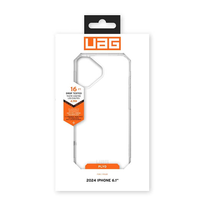 UAG Apple iPhone 16 Plyo Case - Ice - Clear