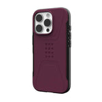 UAG Apple iPhone 16 Pro Civilian MagSafe Case - Bordeaux - Purple