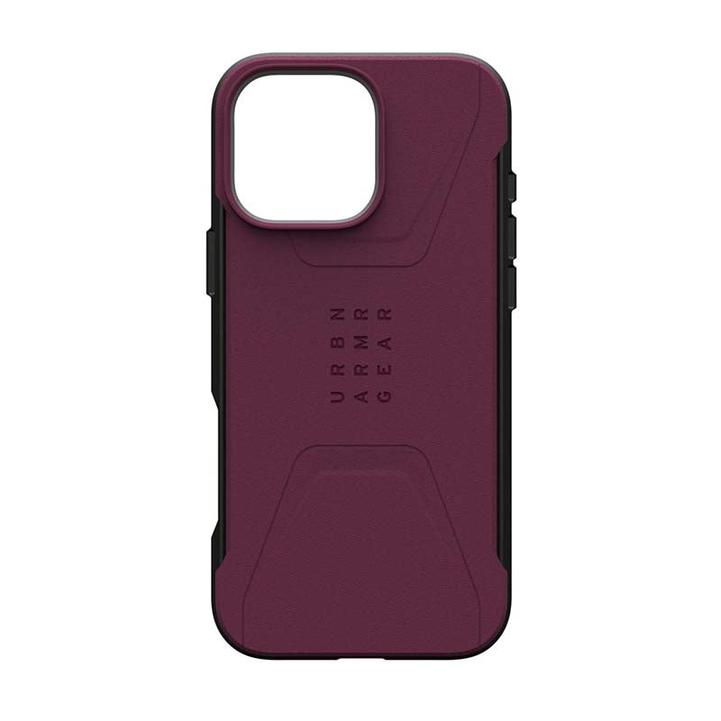 UAG Apple iPhone 16 Pro Max Civilian Magsafe Case - Bordeaux - Purple
