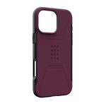 UAG Apple iPhone 16 Pro Max Civilian Magsafe Case - Bordeaux - Purple