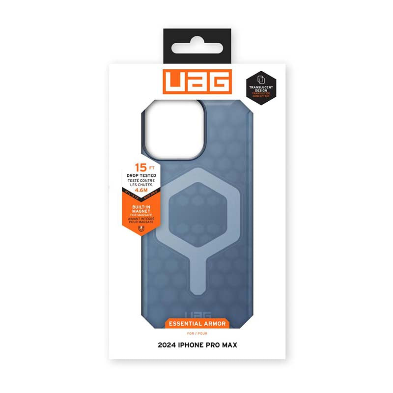 UAG Apple iPhone 16 Pro Max Essential Armor MagSafe Case - Blue - Blue