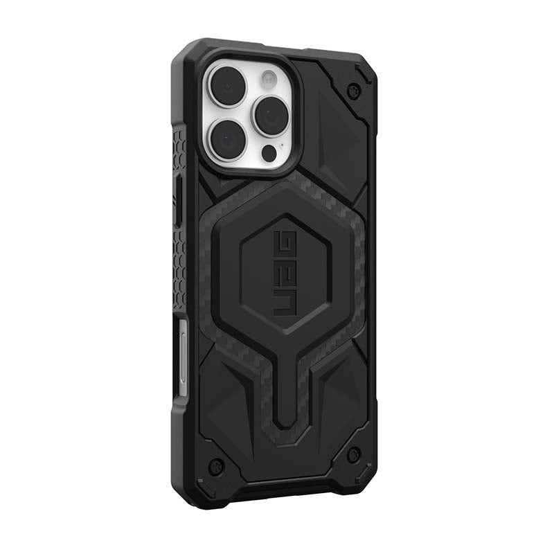 UAG Apple iPhone 16 Pro Max Monarch Case - Carbon Fibre - Black