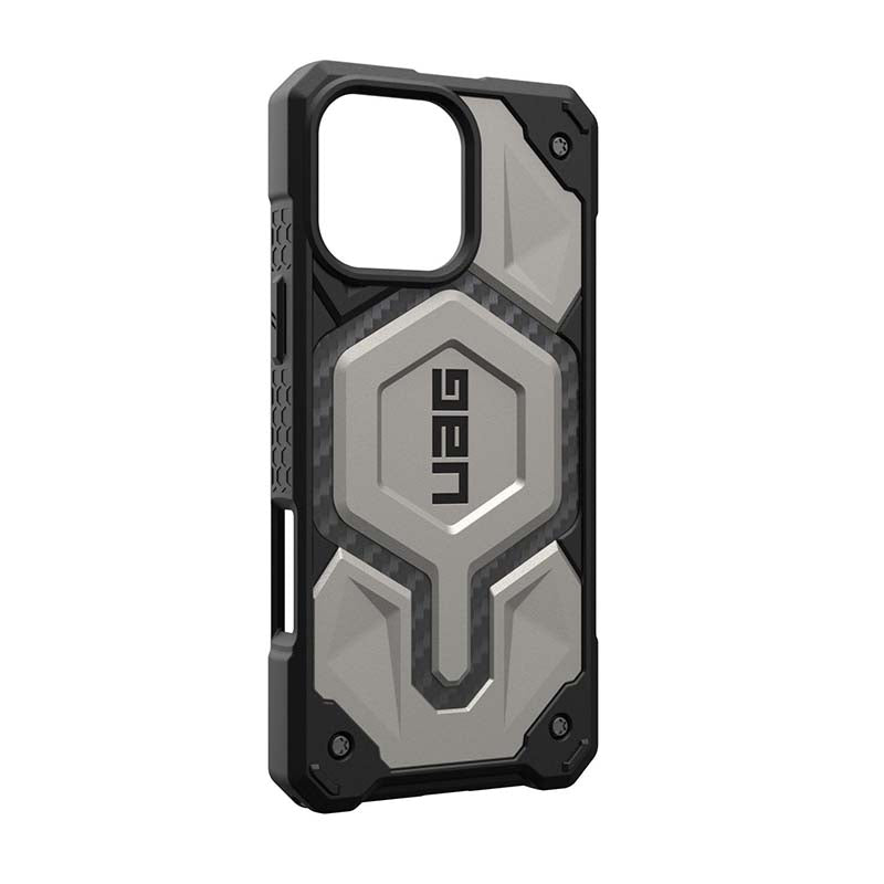 UAG Apple iPhone 16 Pro Max Monarch Pro MagSafe Case - Titanium - Black/Grey