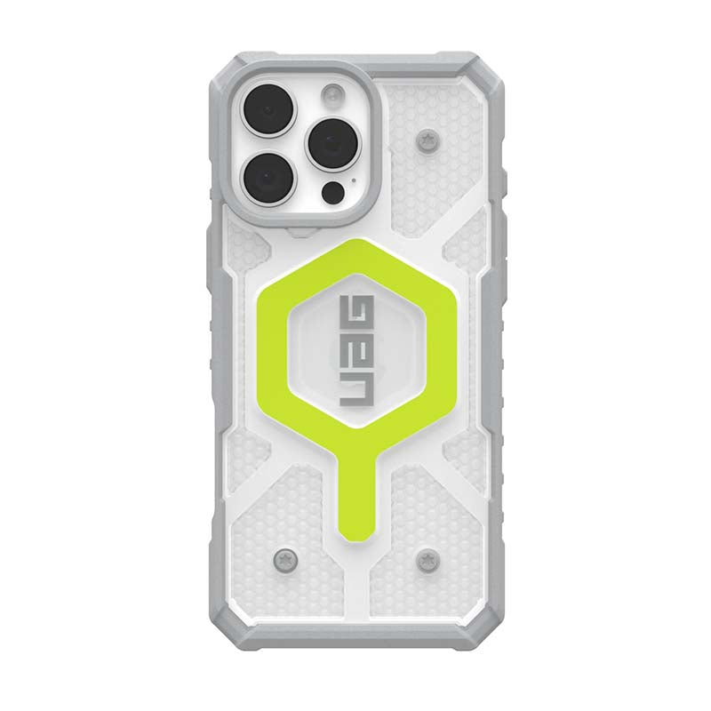 UAG Apple iPhone 16 Pro Max Pathfinder Clear Magsafe Case - Neon - Clear