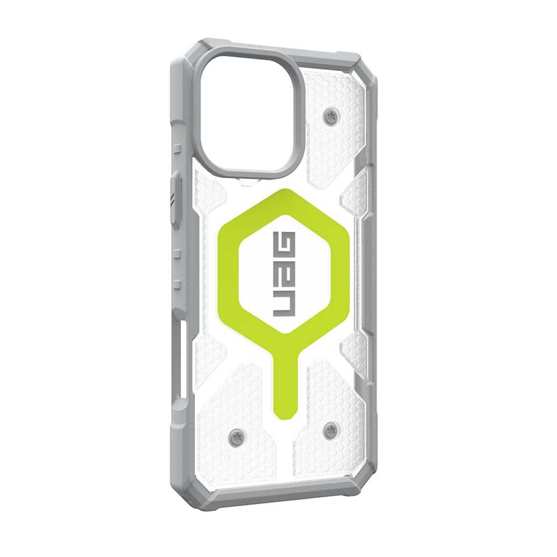 UAG Apple iPhone 16 Pro Max Pathfinder Clear Magsafe Case - Neon - Clear