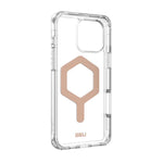 UAG Apple iPhone 16 Pro Max Plyo MagSafe Case - Ice / Rose Gold - Clear / Rose Gold